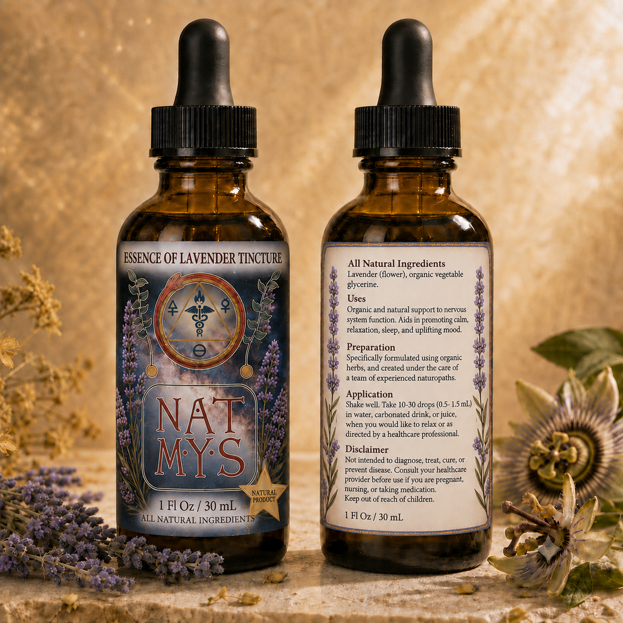 Essence of Lavender Tincture product presentation
