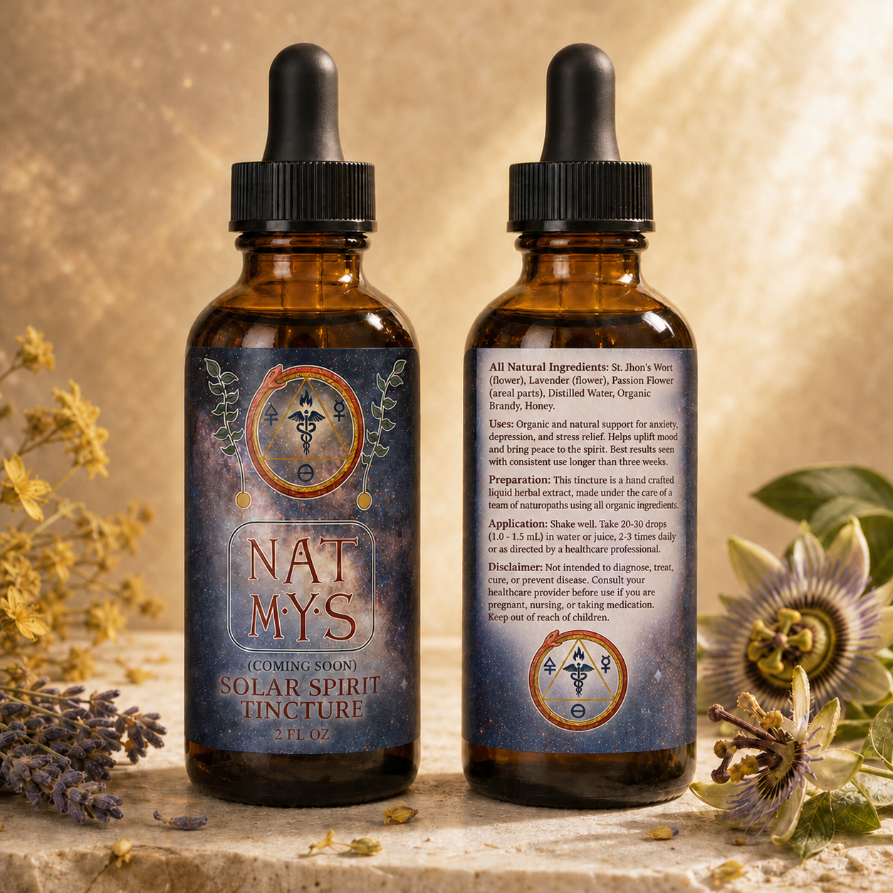 (COMING SOON) Solar Spirit Tincture product presentation